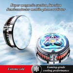 Wholesale Magnetic Gaming Phone Cooler Fan with RGB Lights - Fast Cooling for Mobile Devices X18 for Universal Cell Phone And Bluetooth Device (Black)