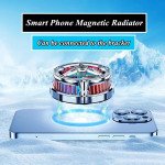 Wholesale Magnetic Gaming Phone Cooler Fan with RGB Lights - Fast Cooling for Mobile Devices X18 for Universal Cell Phone And Bluetooth Device (Black)