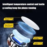 Wholesale Magnetic Gaming Phone Cooler Fan with RGB Lights - Fast Cooling for Mobile Devices X18 for Universal Cell Phone And Bluetooth Device (Black)