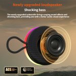 Wholesale Portable Magnetic Bluetooth Speaker with RGB Lights and Handle - Wireless Music Player for Indoor and Outdoor Use X203 for Universal Cell Phone And Bluetooth Device (Black)