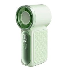 Mini High-Speed Portable Fan with Rechargeable Battery (Green)