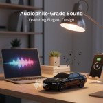 Wholesale Sport Car Design Inspired Portable Bluetooth Speaker - Solar-Powered with Comprehensive Media Support X703 for Universal Cell Phone And Bluetooth Device (Red)