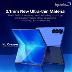 Privacy TPU Film Screen Protector with Easy Install Kit for Samsung Galaxy Z Fold 8 Ultra / Fold 7 (Privacy)