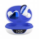 Wholesale TWS Stereo 9D Sound True Wireless Earbuds Touch Control Bluetooth Wireless Headset P68 (White-Blue)
