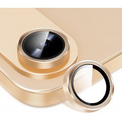 Premium Guard Titanium Alloy HD Tempered Glass Camera Lens Protector for Apple iPhone 17 Air (Gold)