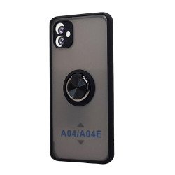 Tuff Slim Armor Hybrid Ring Stand Case for Samsung Galaxy A04e (Black) Tuff Slim Armor Hybrid Ring Stand Case for Samsung Galaxy A04e (Black)