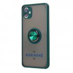 Wholesale Tuff Slim Armor Hybrid Ring Stand Case for Samsung Galaxy A04e (Green)