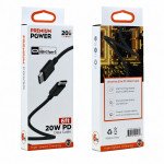 Wholesale USB C / Type C Phone, Tablet 65W PD Fast Charging USB-C to USB-C Cable 6FT (Black)