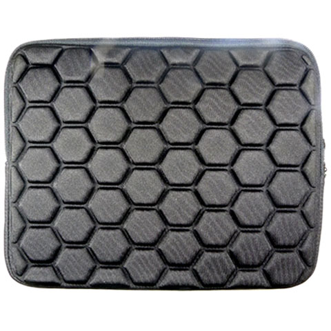 Bubble Design iPad Tablet Sleeve Pouch Bag with ZIPPER 10'' (Black)