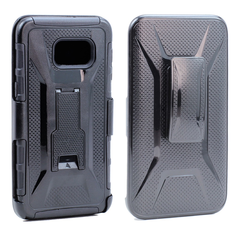 personeel Tahiti Geelachtig Wholesale Samsung Galaxy S6 Edge Plus Holster Combo Belt Clip Case (Black)