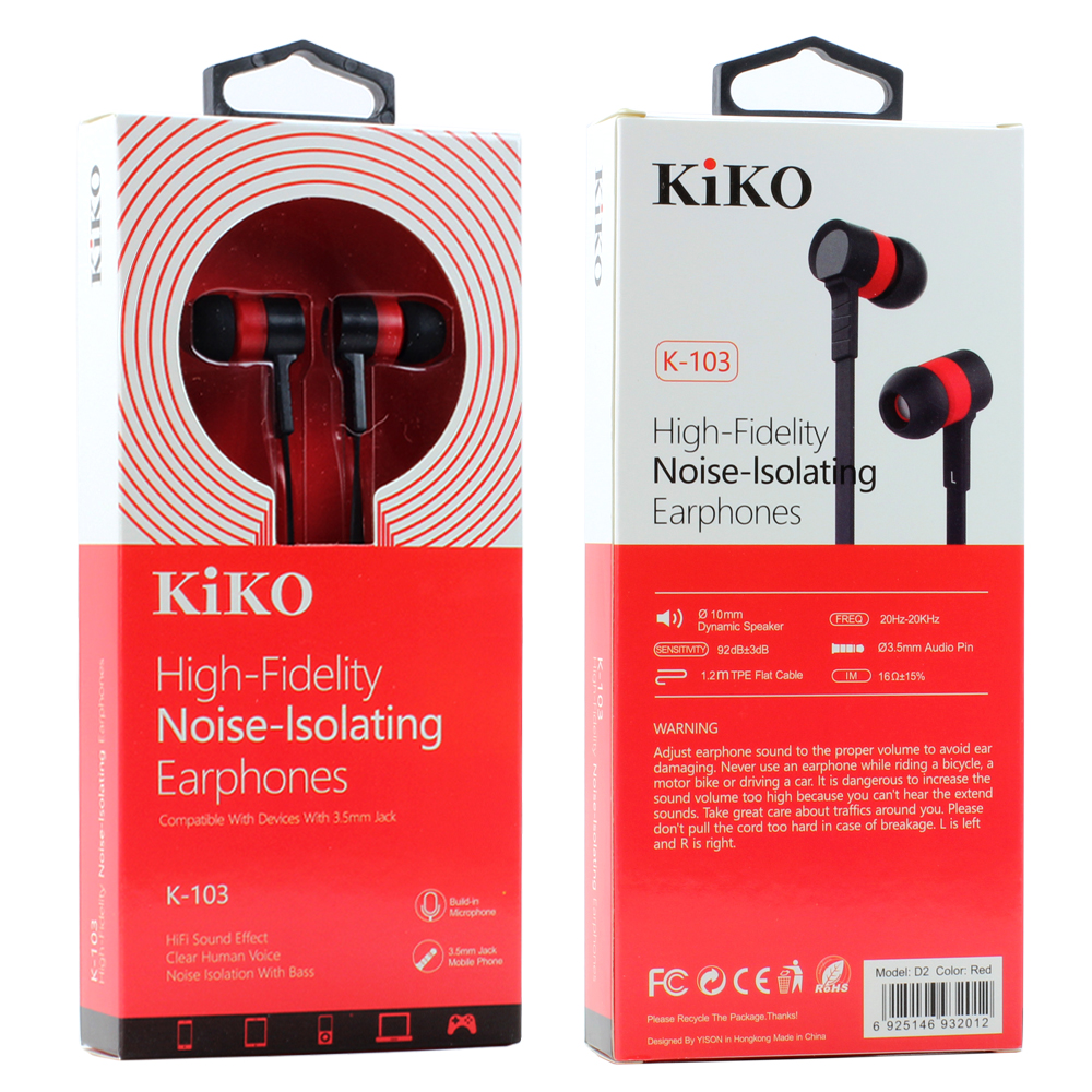 kiko earphone