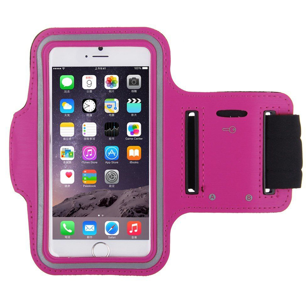 Wholesale Apple iPhone Plus Sports Armband (Hot Pink)