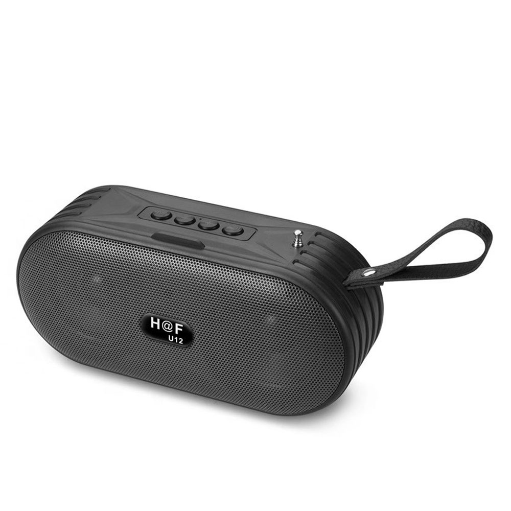 Bass Stereo Portable Bluetooth Wireless SPEAKER HFU12 (Gray)