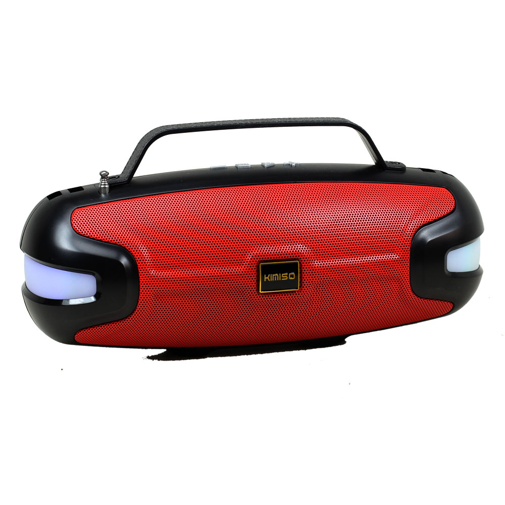 RGB Color Light Handle Portable Bluetooth Speaker KMS138 (Red)