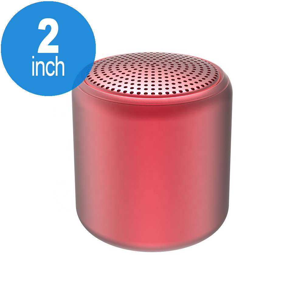 Little Fun Tiny Mini Small Portable Bluetooth Wireless Speaker (Red)