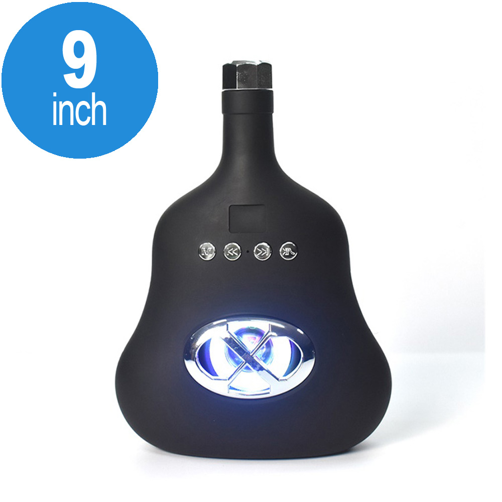 Wine Bottle Shape Portable Bluetooth Speaker BS131 (Black)