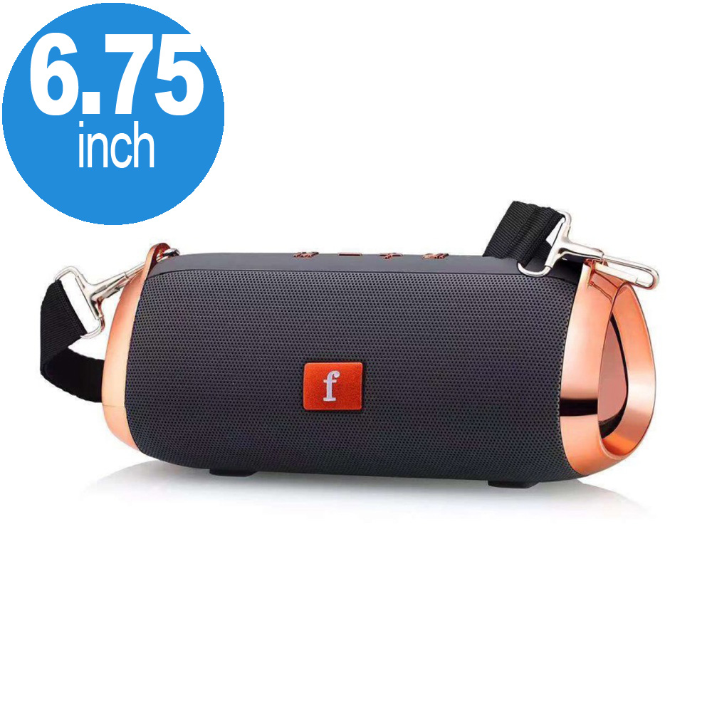 Carry to Go Chrome Metallic Design Portable Bluetooth Speaker ET801 (Gray)