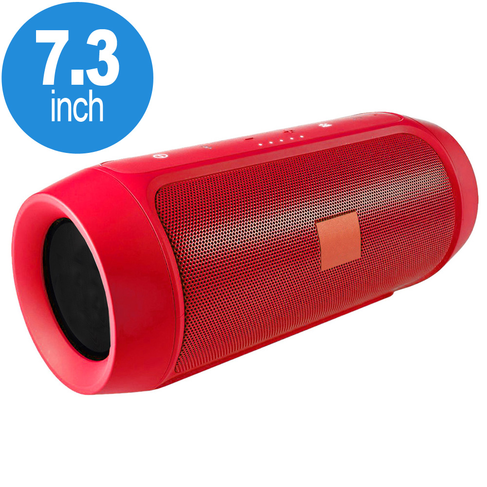 Loud Sound Portable Bluetooth SPEAKER with Power Bank Feature H3-B (Red)