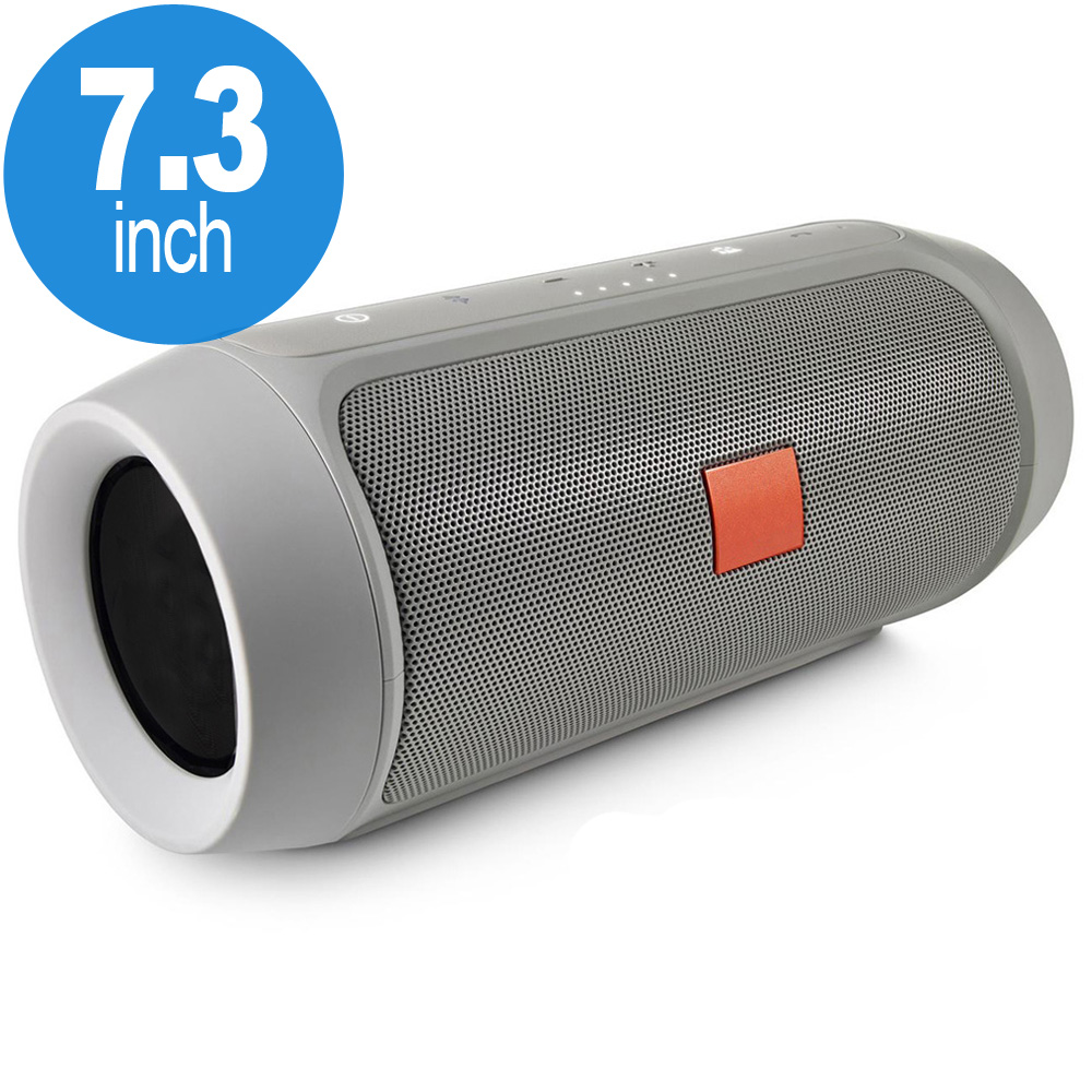 Loud Sound Portable Bluetooth SPEAKER with Power Bank Feature H3-B (Gray)