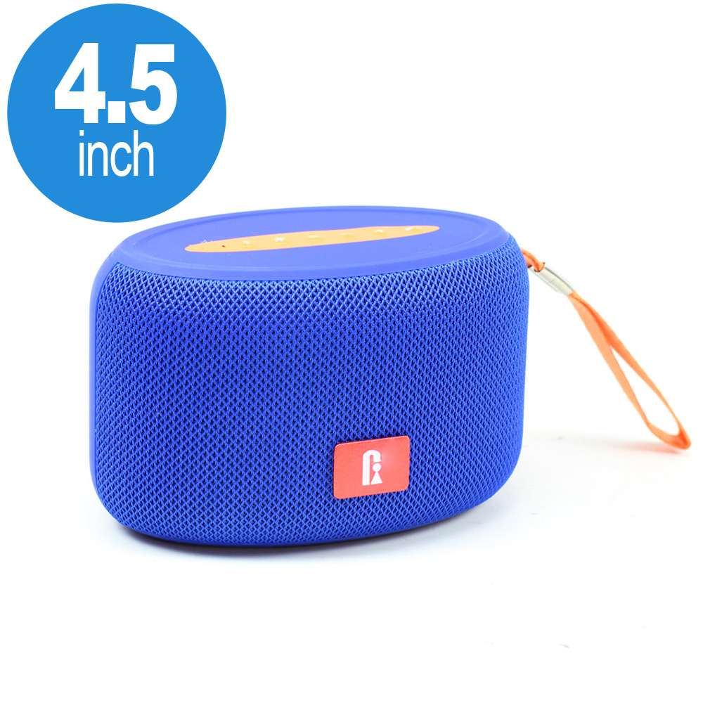 MiniBox Mesh Design Portable Bluetooth SPEAKER with Strap K850 (Blue Yellow)