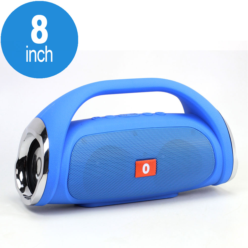 Power Sound Boom Box Carry Handle Bluetooth Speaker K836 (Blue)