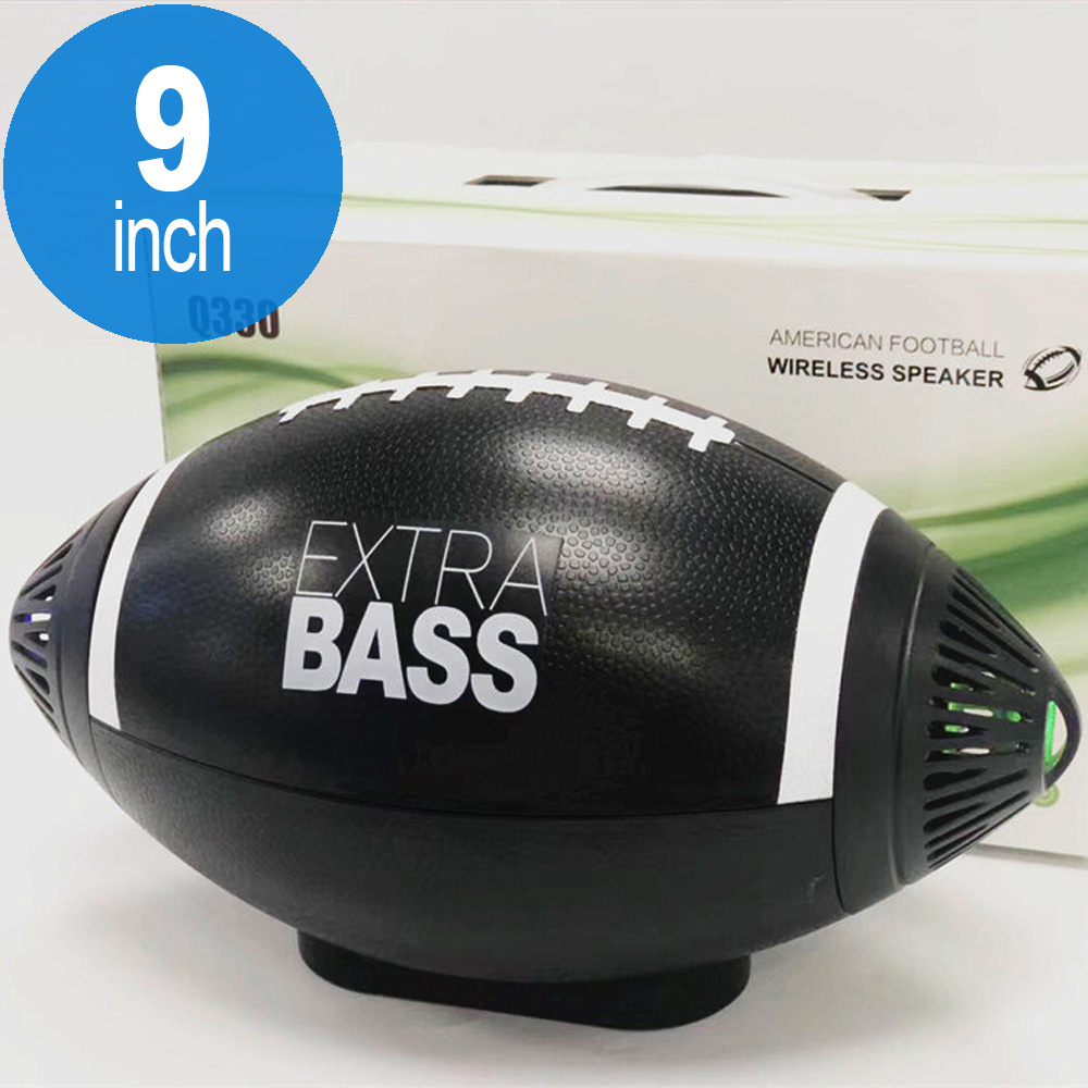 American Football Design Style Portable Bluetooth Speaker Q330 (Black)