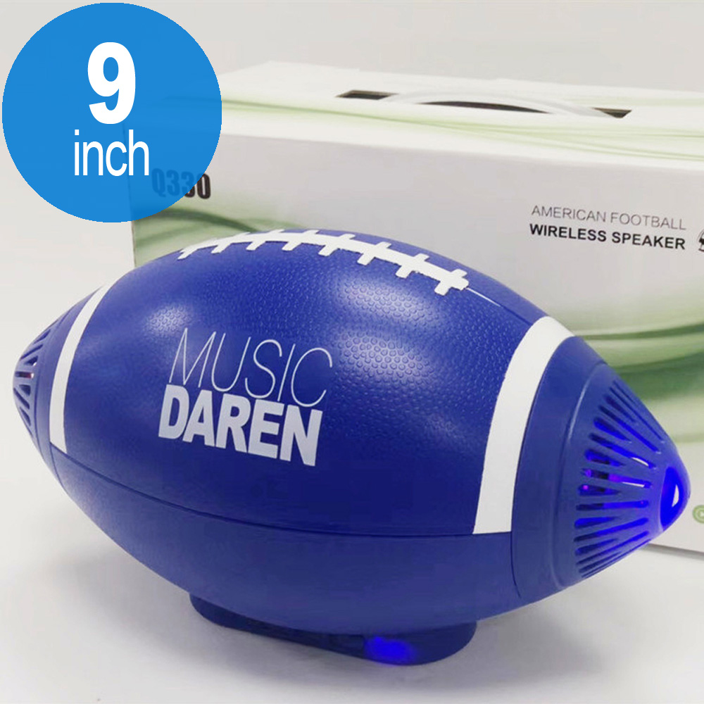 American Football Design Style Portable Bluetooth SPEAKER Q330 (Blue)