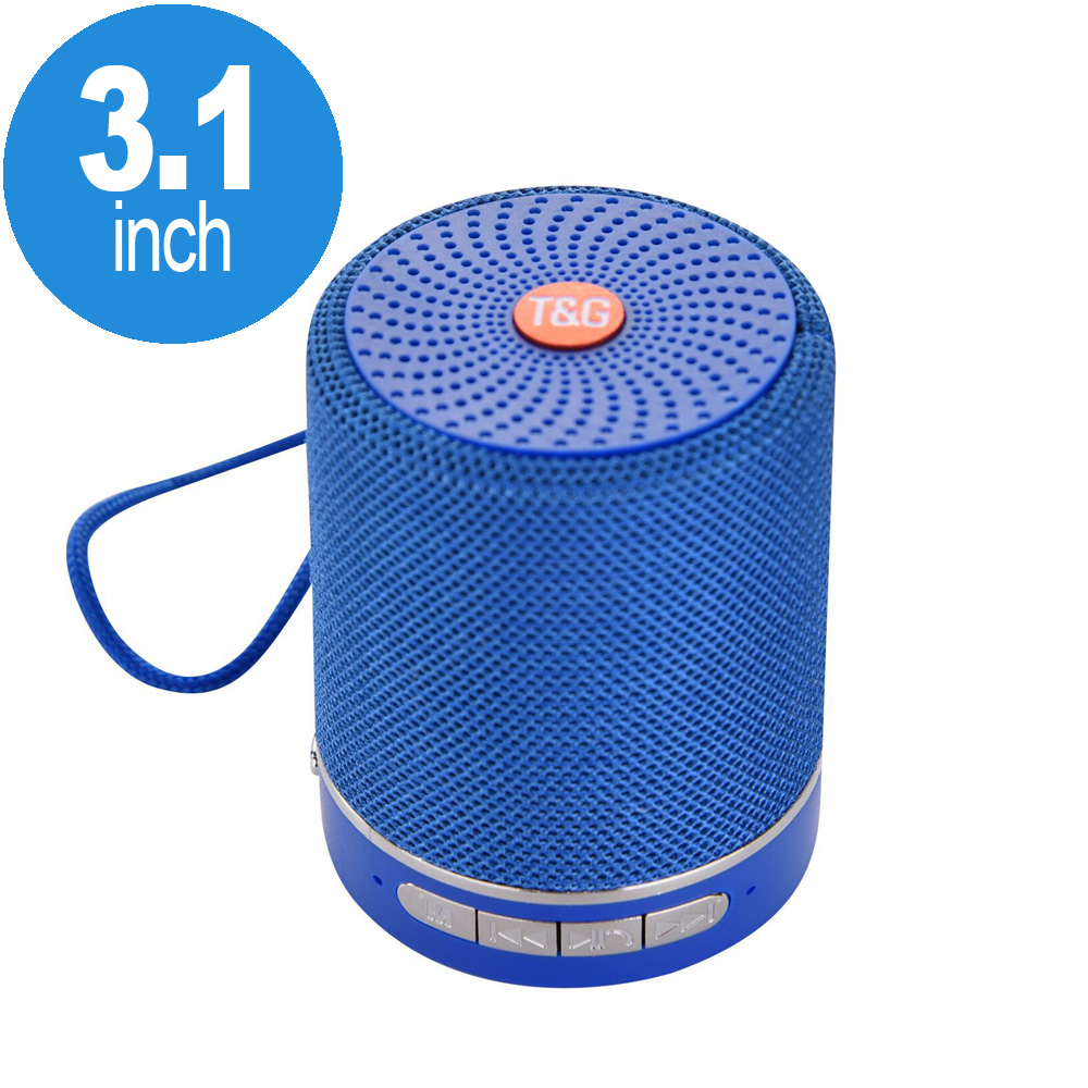 Round Shape Active Portable Bluetooth Speaker TG-511 (Blue)
