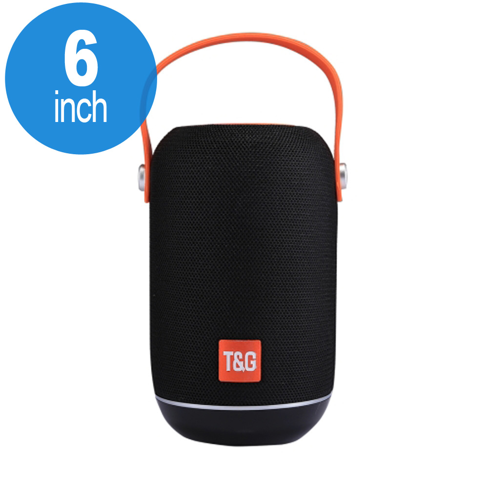 Extreme Sound Round Portable Bluetooth SPEAKER with Handle Strap TG107 (Black)