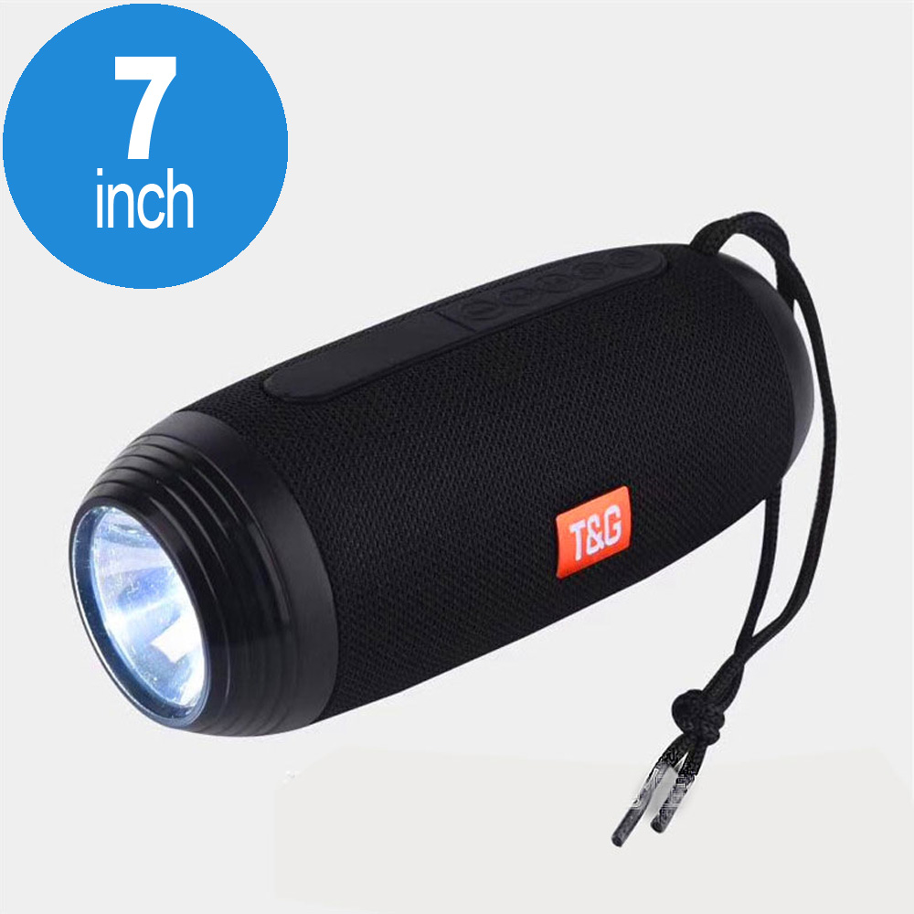 Flash Light Bluetooth Speaker with Torchlight Feature TG602 (Black)