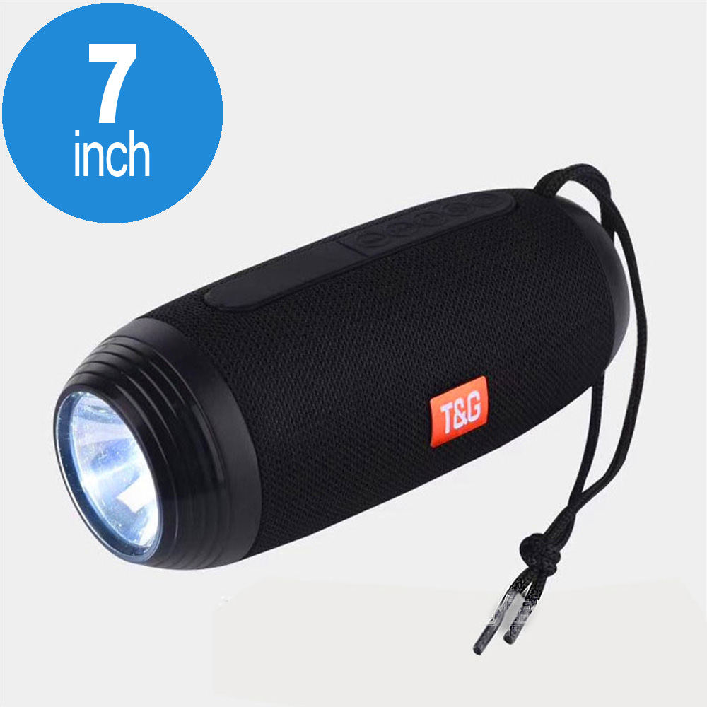 Flash Light Bluetooth SPEAKER with Torchlight Feature TG602 (Black)