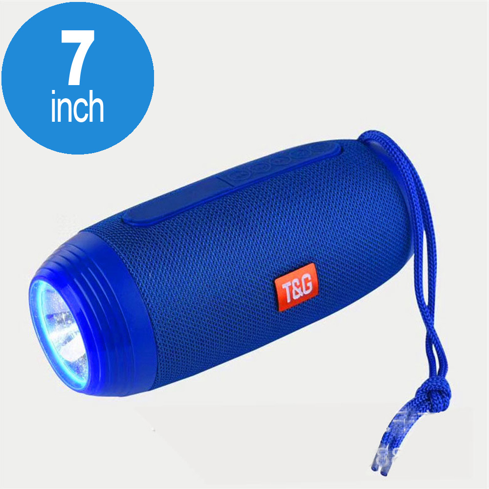 Flash Light Bluetooth Speaker with Torchlight Feature TG602 (Navy Blue)