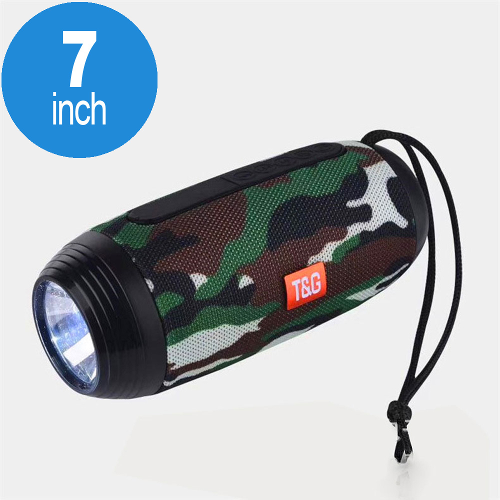 Flash Light Bluetooth Speaker with Torchlight Feature TG602 (Camouflage)