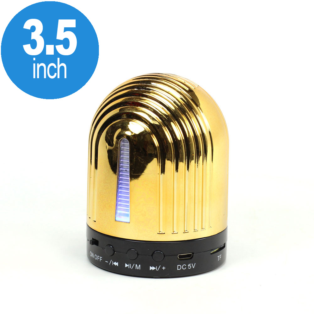 Mini Loud Sound Dome Design Portable Bluetooth Speaker W857 (Gold)
