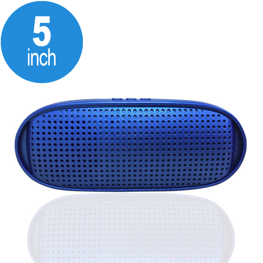 Metallic Design Portable Wireless Bluetooth Speaker Y5 (Blue)