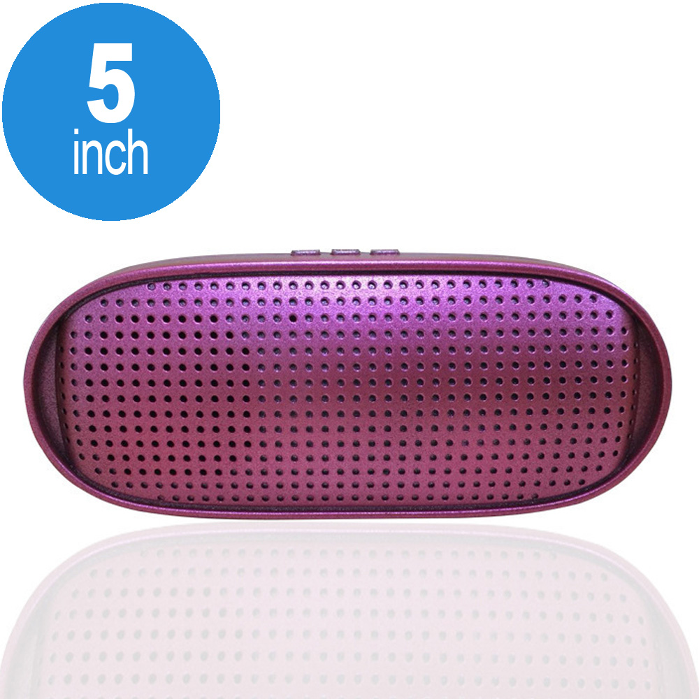 Metallic Design Portable Wireless Bluetooth Speaker Y5 (Hot Pink)