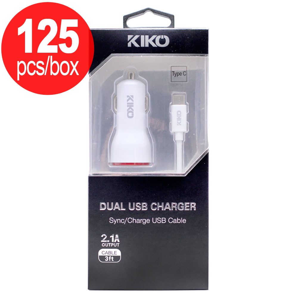 Whole 125pc Lot Of Type C Usb Dual Port Car Charger 2 In 1 Whole 125pc Lot Of Type C Usb Dual Port Car Charger 2 In 1 White Box Deal