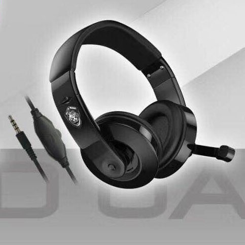 Head Mounted HD Wired Gaming Headset Headphone with Mic Good for Adults Children Work Home