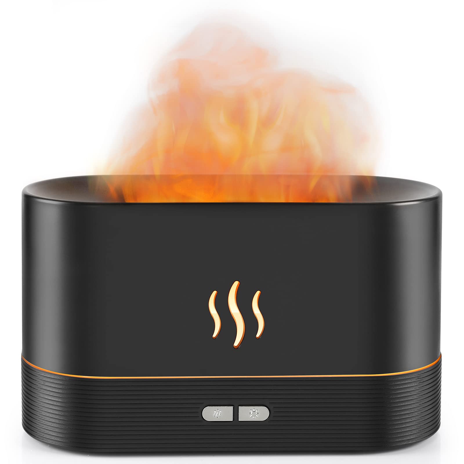 Fire Mist Humidifier: Cool Fire Light Effect for HOME & Office - Unique Ambient 170ml Device