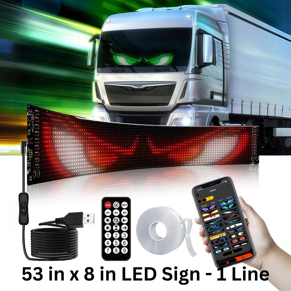 Wholesale RGB LED Colorful Scrolling Animation/Text Message Sign ...