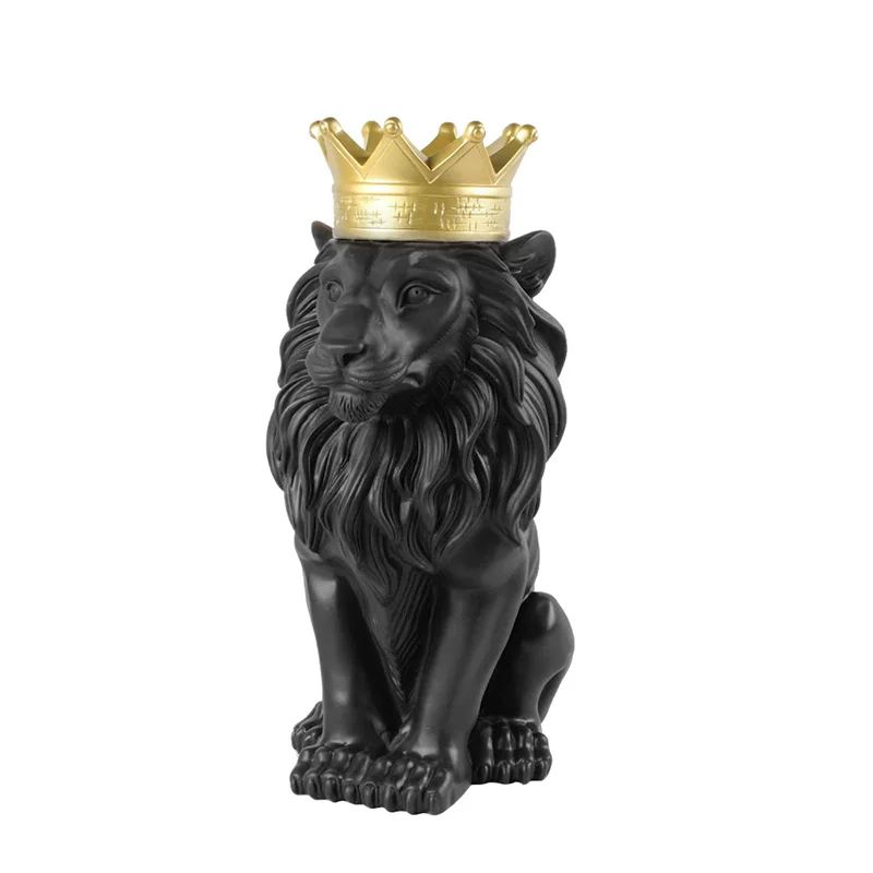 Royal Lion King Portable Bluetooth Crown Speaker CH-M57 Universal CELL PHONE Compatible Black