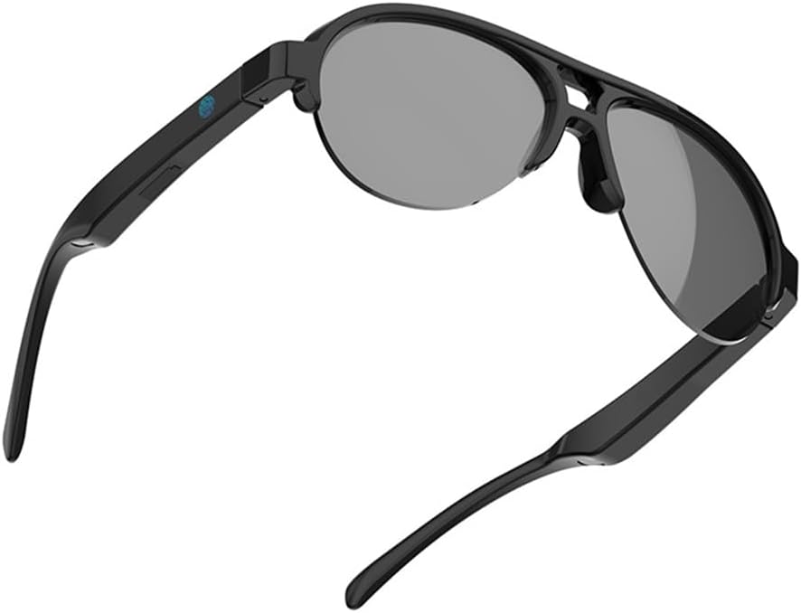 Ultra-Light Bluetooth SUNGLASSES: Wireless Audio for Universal Cell Phones & Devices (Black)