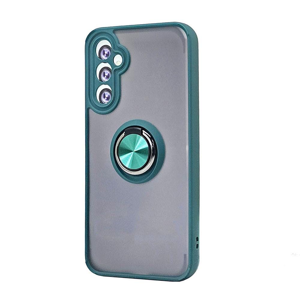 Tuff Slim RING Stand Case for Samsung Galaxy A16 5G - Protective Hybrid Armor Cover Green