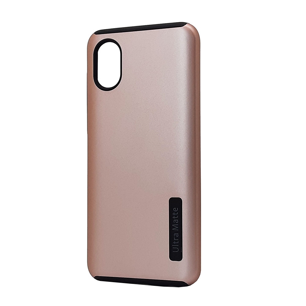 Ultra Matte Armor Hybrid Case for Samsung Galaxy A03 Core (Rose GOLD)