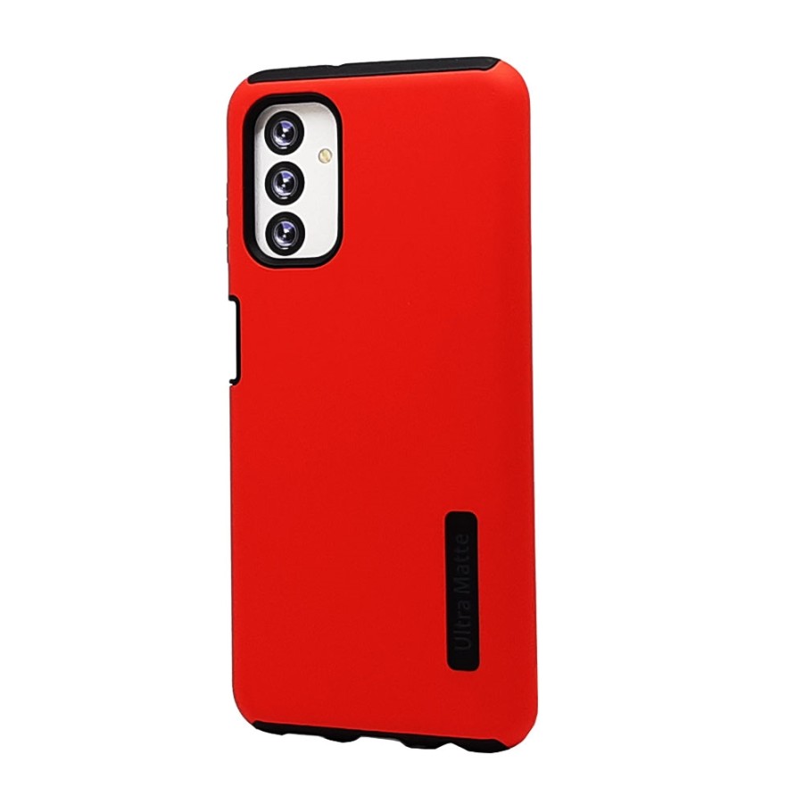 Ultra Matte Armor Hybrid Case for Samsung Galaxy A13 5G (Red)
