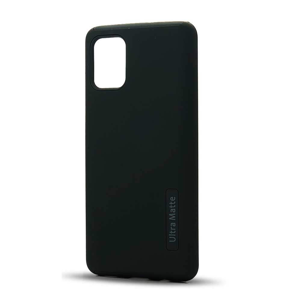 Ultra Matte Armor Hybrid Case for Samsung Galaxy A73 5G (BLACK)