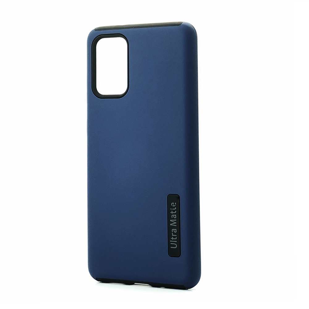 Ultra Matte Armor Hybrid Case for Samsung Galaxy A73 5G (Navy Blue)