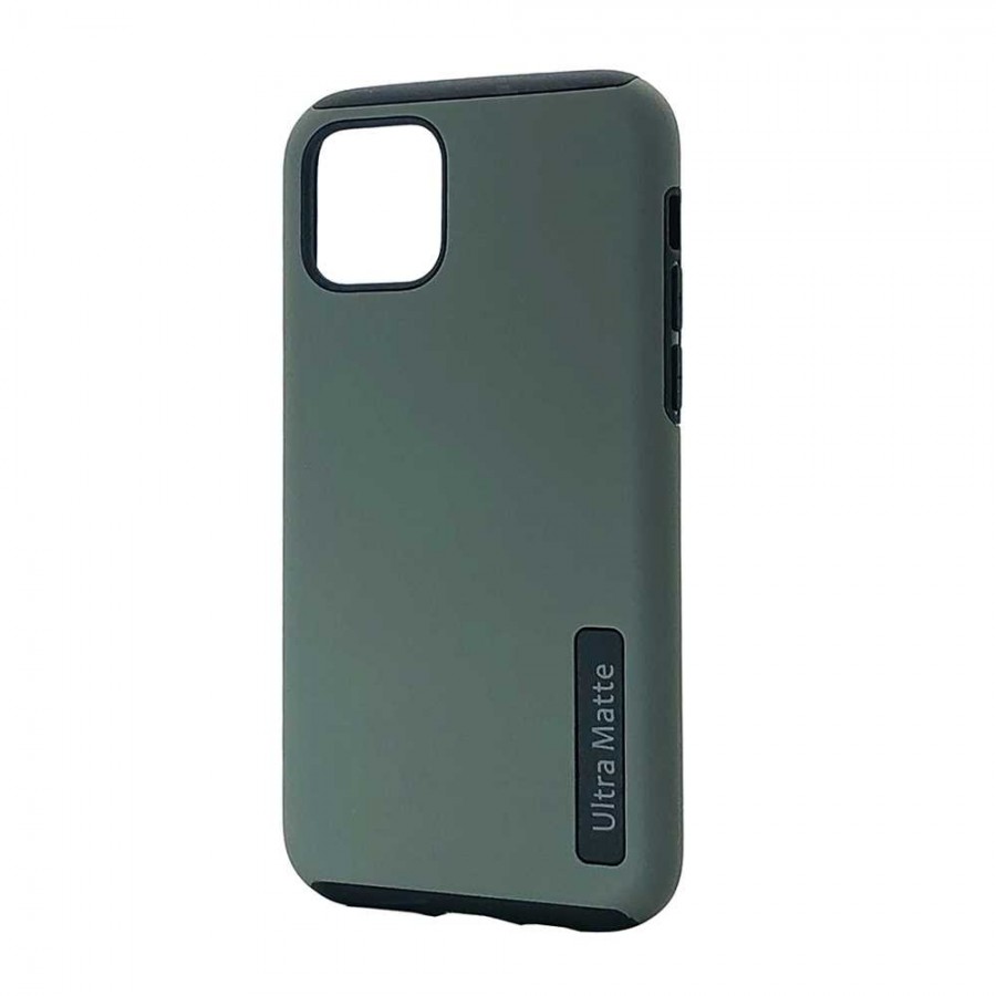 Ultra Matte Armor Hybrid Case for Apple iPHONE 11 Pro Max (Gray)