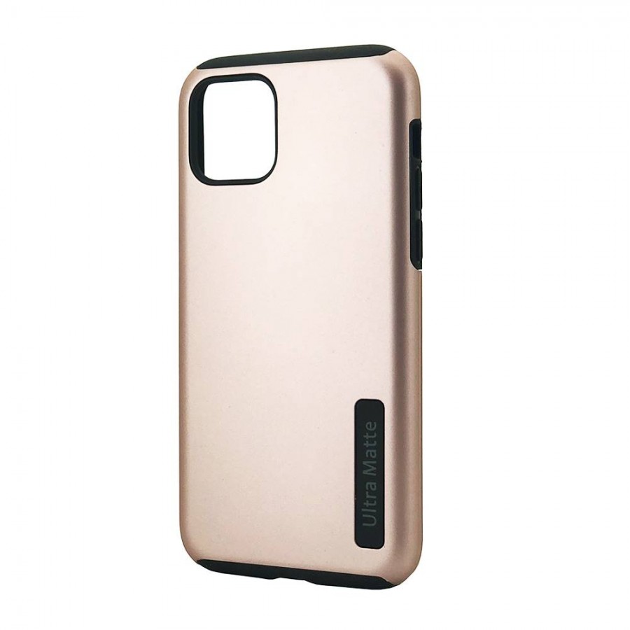 Ultra Matte Armor Hybrid Case for Apple iPhone 11 Pro Max (Rose GOLD)