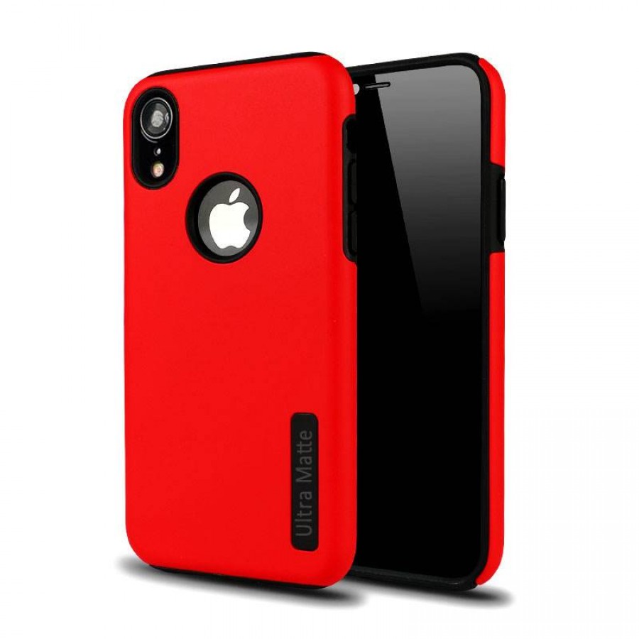 Ultra Matte Armor Hybrid Case for Apple iPHONE XR (Red)